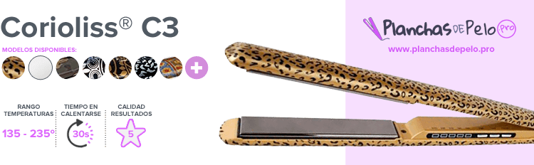 Planchas de pelo Corioliss C3