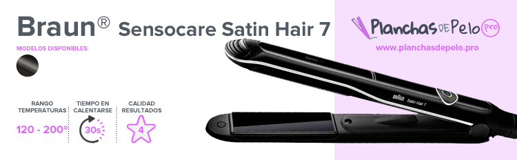 Planchas baratas Braun Senso-Care Satin Hair 7
